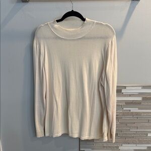 Coldwater Creek Cream Turtleneck Sweater
